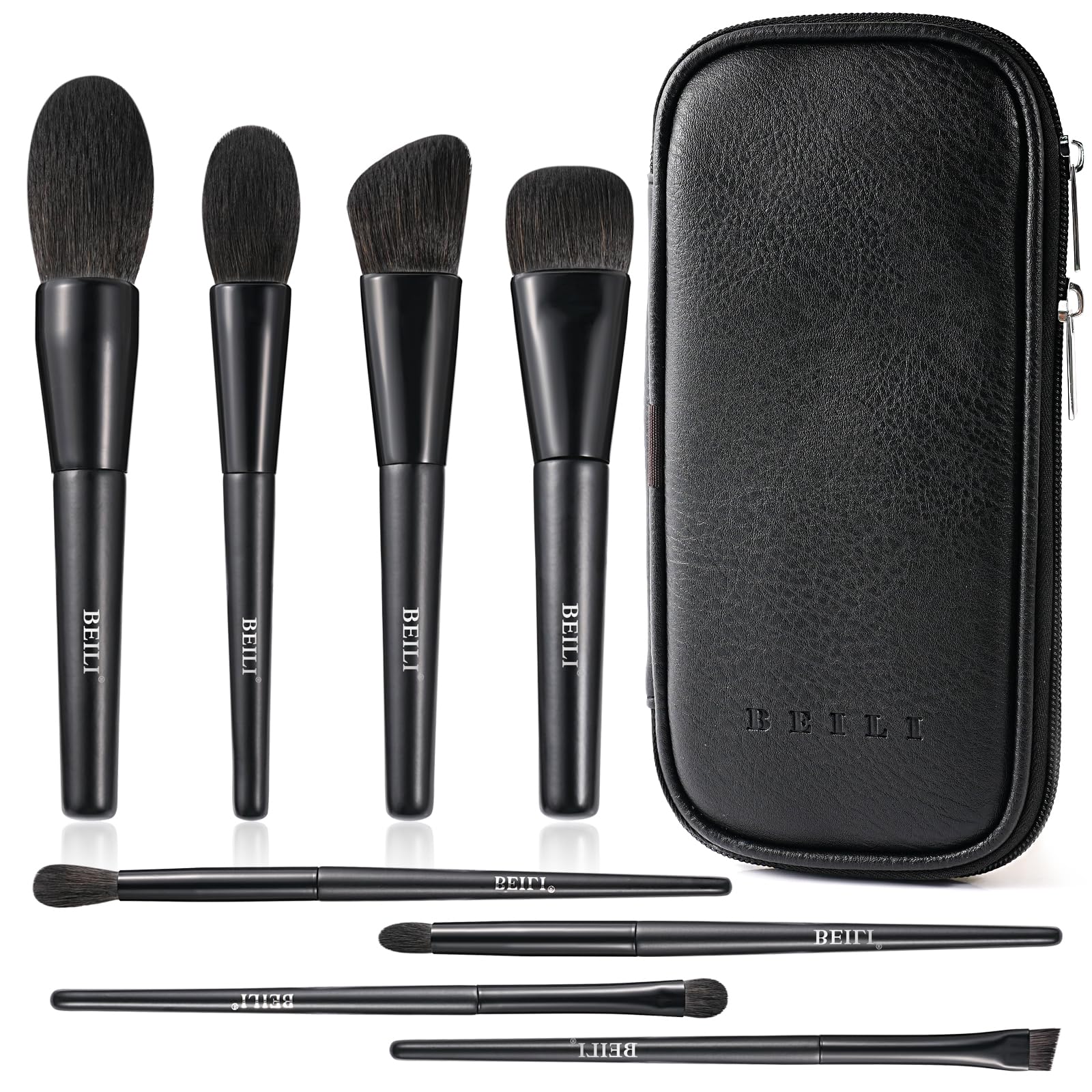 Amazon.co.jp: BEILI 人気メイクブラシ 8本セット メイクブラシセット